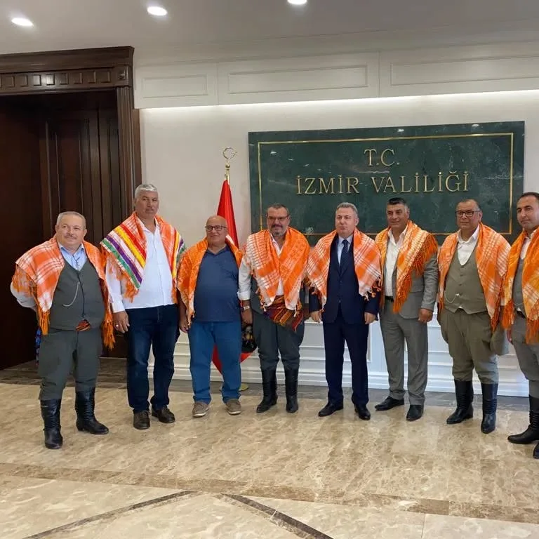 İzmir Valimiz Sayın dr. Süleyman Elban'ı Ege bölgesi İzmir Yörük Türkmen federasyonu olara…