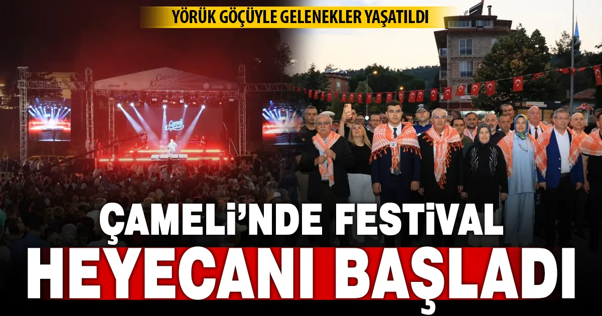 脟ameli鈥檇e Y枚r眉k Ruhu: Geleneksel G枚莽 Y眉r眉y眉艧眉 ile Festival Co艧kusu